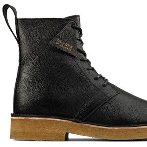 Clarks Desert Mali 2 - Black Scotch Grain Leather 10.5